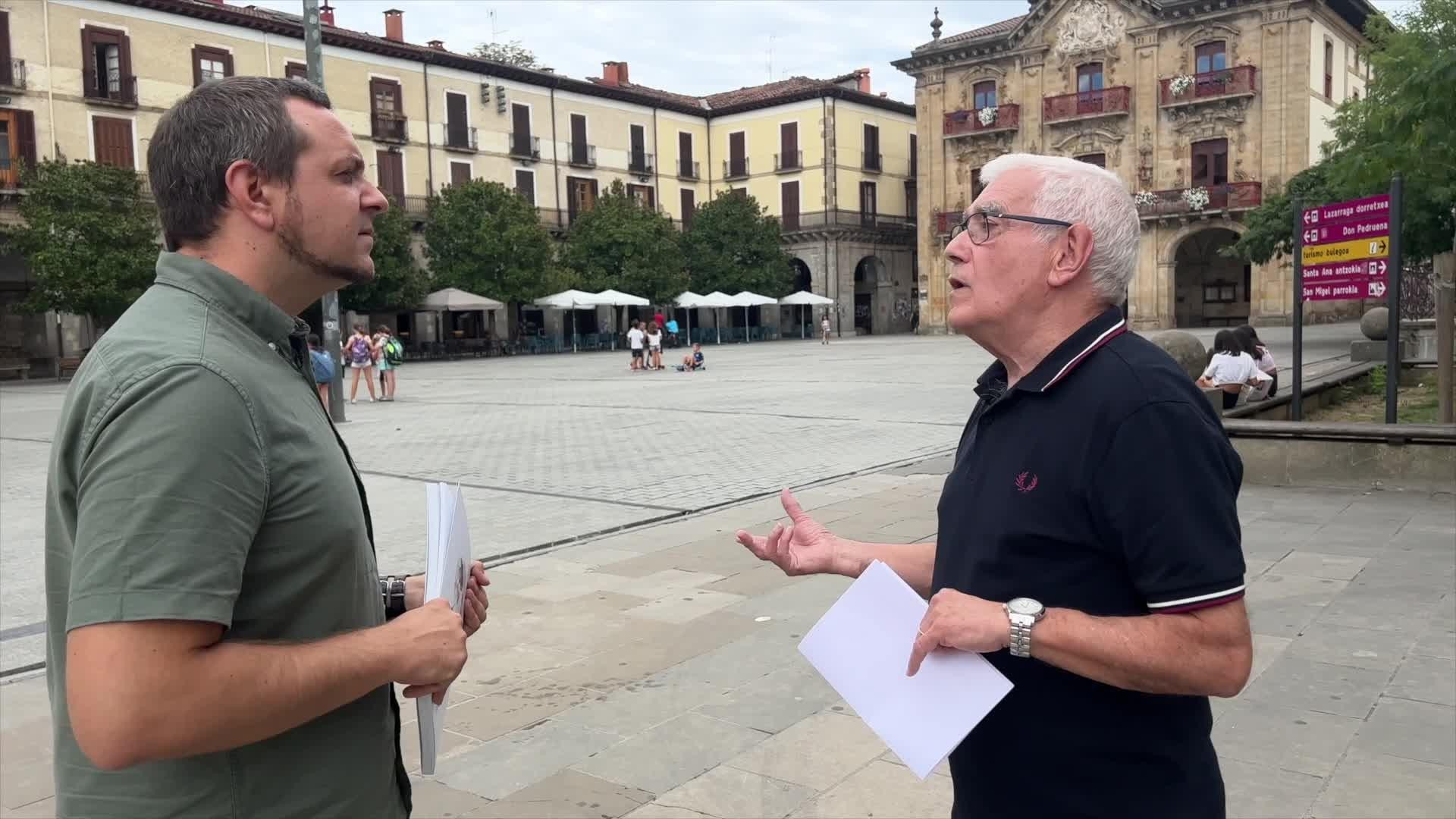 Nola joan da eraldatzen Oñatiko Foruen Enparantza?