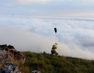 Berriz aktibatu da Aloñako sutea, "baina momentuz, txikia da"