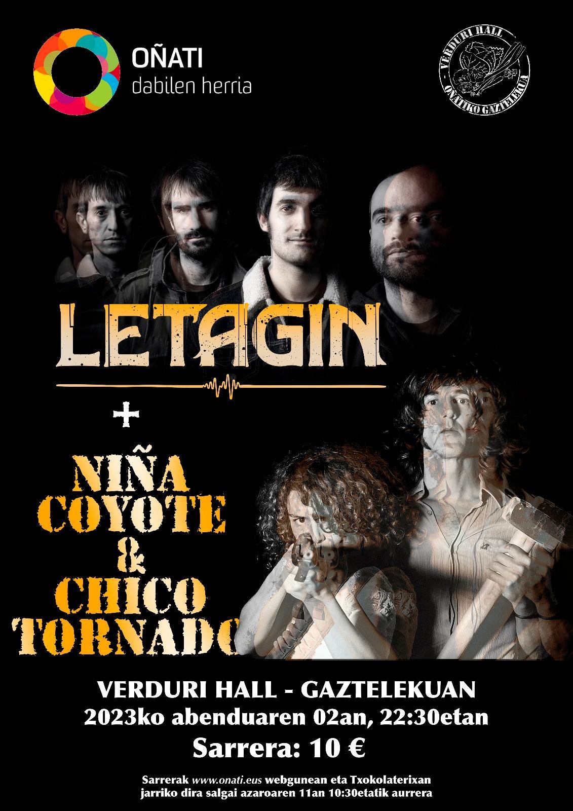 Letagin + Niña Coyote eta Chico Tornado