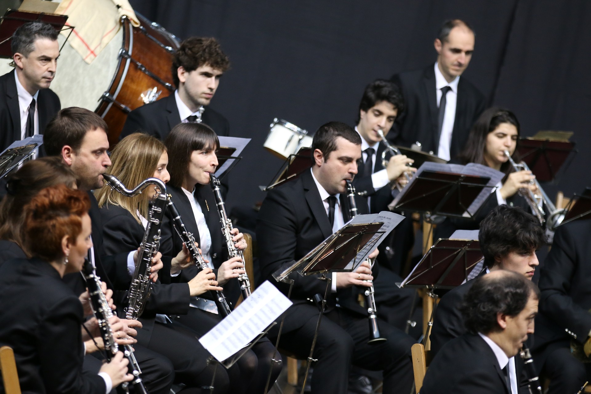 Bergarako Musika Bandaren kontzertua Santa Marina jaietan