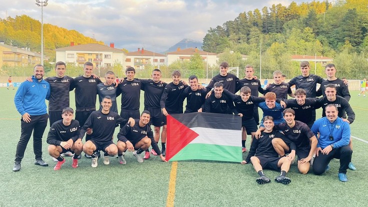 UDAk elkartasuna adieraziko dio palestinar herriari aste bukaerako partiduetan