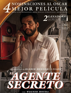 'El agente secreto' filma, zineklubean