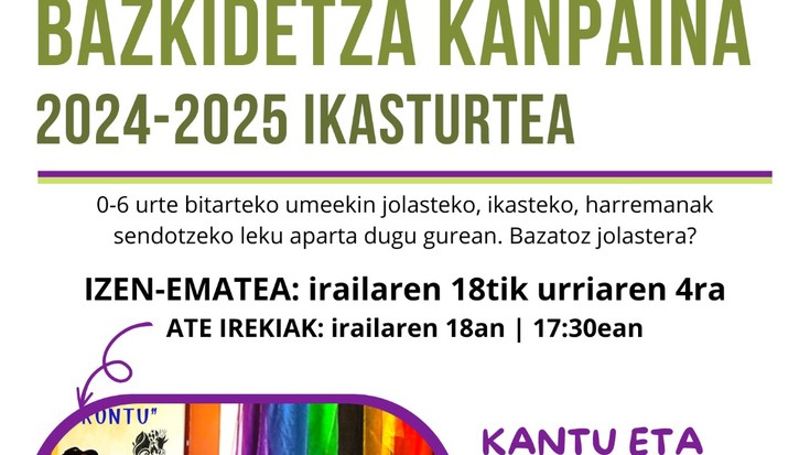 Kuku Miku elkartearen matrikulazio kanpaina 24 /25