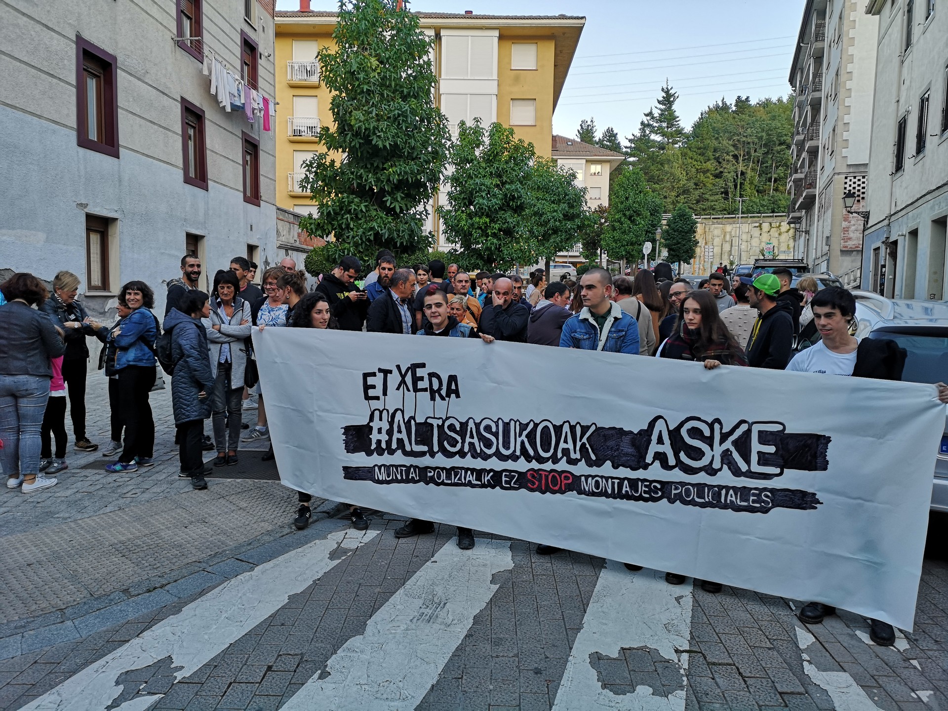 Altsasuko gazteen aldeko manifestaziorako autobusa egongo da Aretxabaletatik
