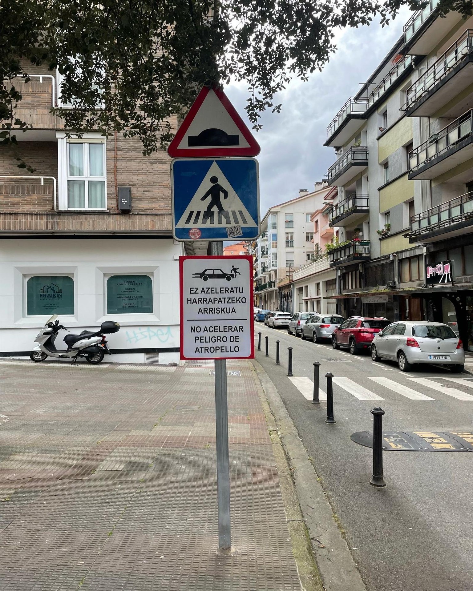 Zarugalde kaleko arriskuen aurrean, bizilagunek neurriak hartu nahi dituzte
