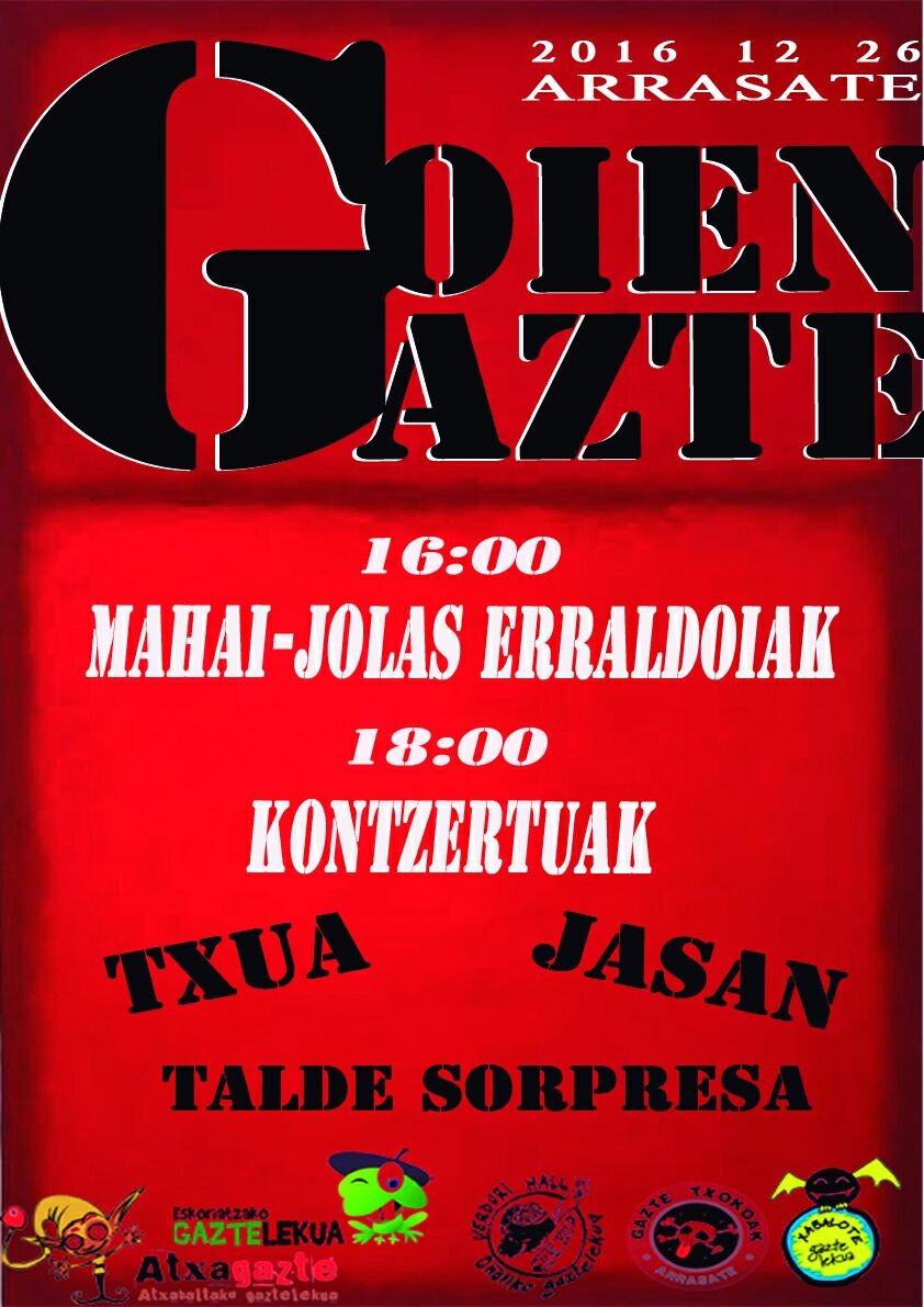 II. Goiengazte Eguna Arrasaten egingo dute astelehenean