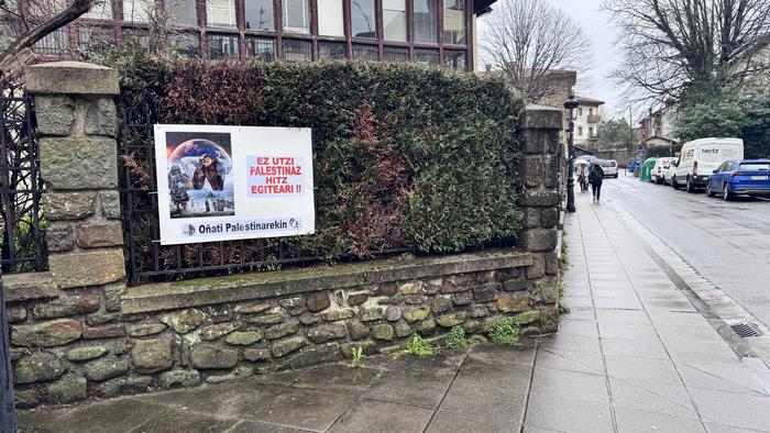Sentsibilizazio kanpaina jarri du martxan Oñati Palestinarekin taldeak