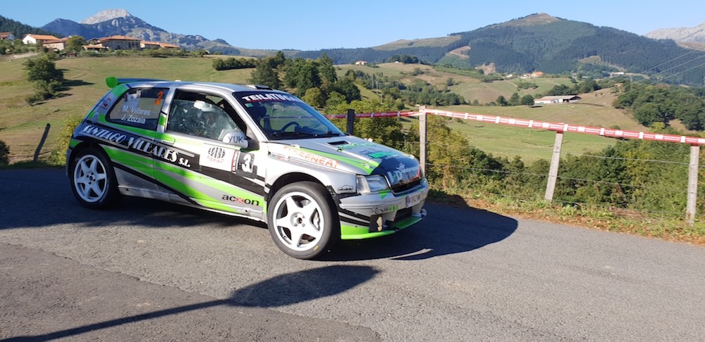 Mattin Villares eta Jon Zozaya nagusi Aramaioko rallysprintean