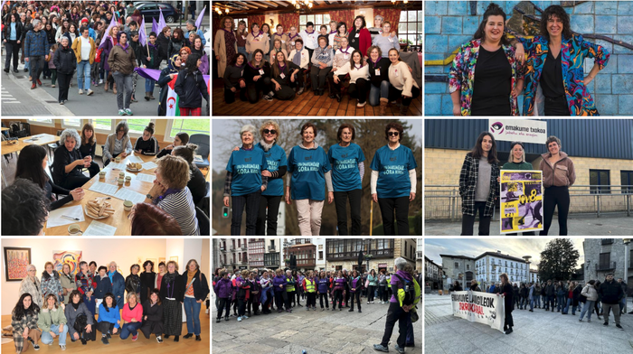 Martxoaren 8aren bueltan ekitaldi mordoa herri guztietan