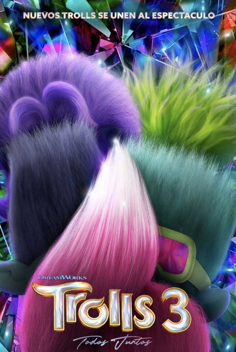 'Trolls 3' filma, haurrendako
