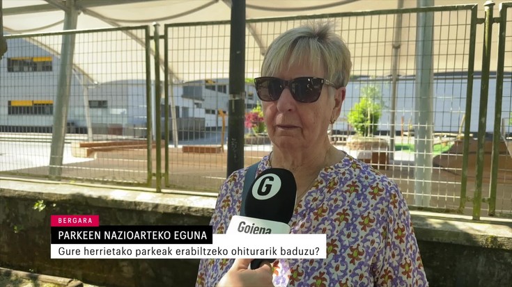 Gure herritako parkeak erabiltzeko ohitura baduzu?