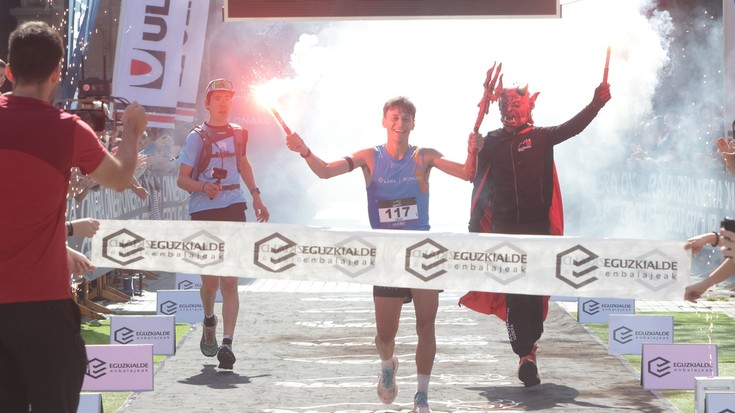 Aloñako Igoera: helmugako argazkiak