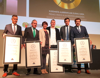 'Urrezko A': kudeaketa aurreratuari aitortza, urteurrena borobiltzeko