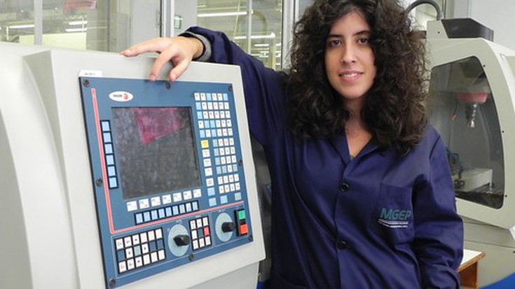 Patricia Barquero, MGEP-eko Fabrikazio mekanikoko produkzioaren programaketako DUAL ikaslearen zuzeneko testigantza