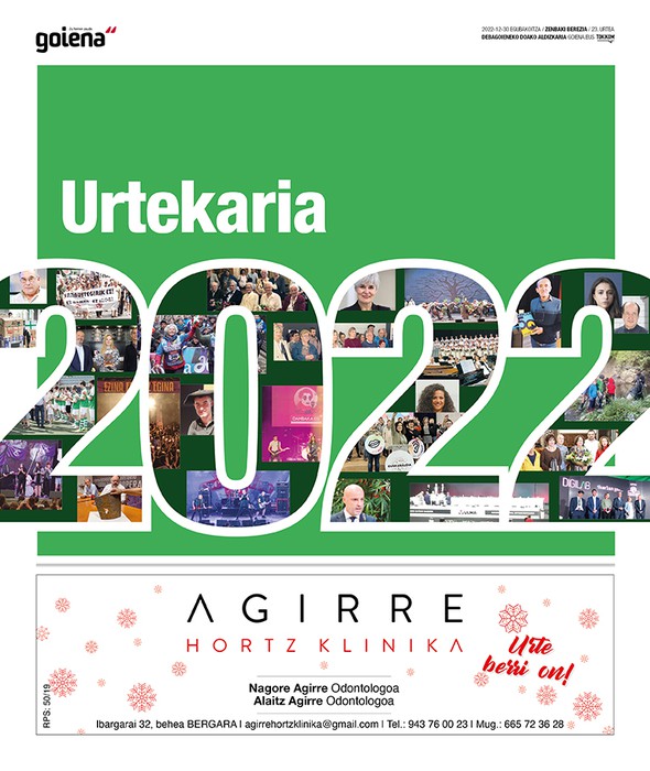 Kalean da 'Goiena Urtekaria 2022'