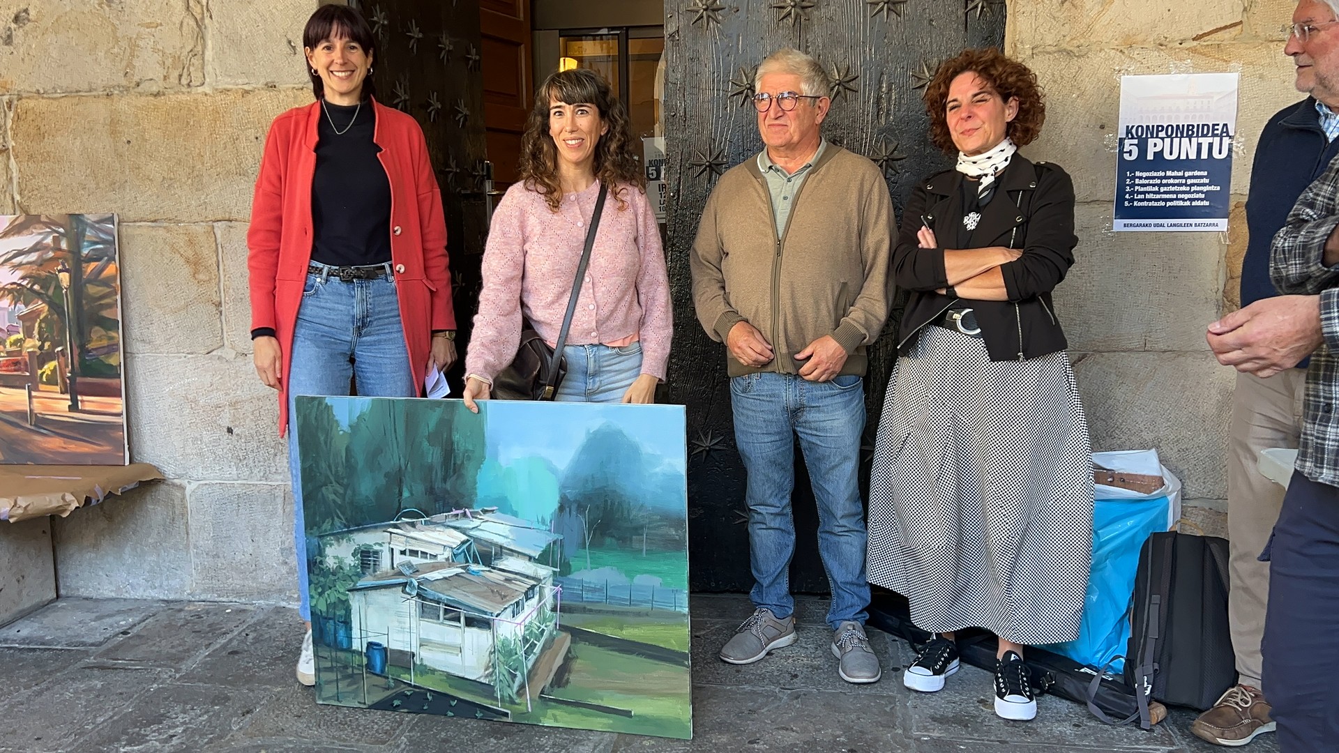 Leticia Gaspar irabazle, Simon Arrieta pintura lehiaketan