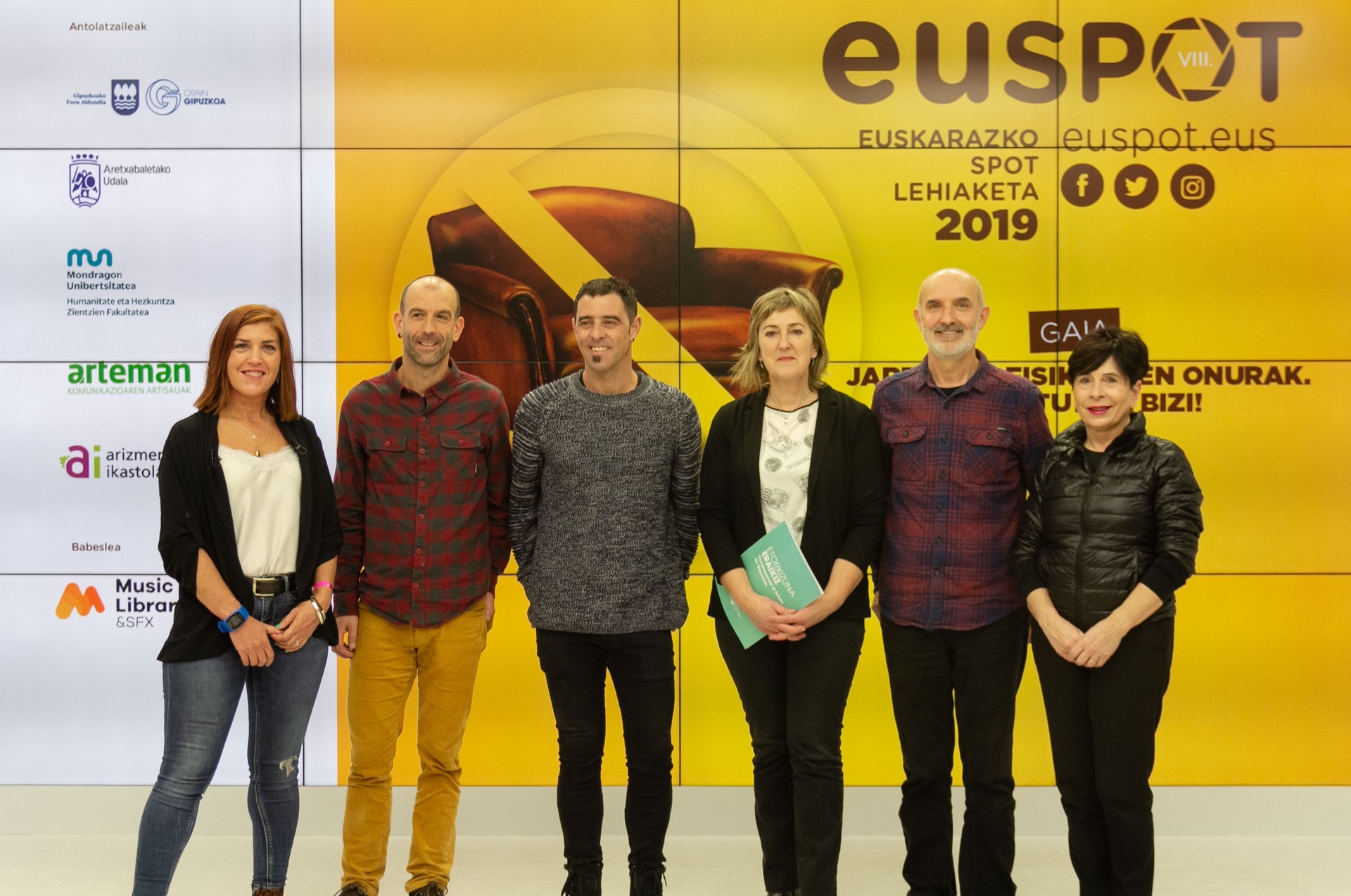 Aurkeztu da Euspot 2019ko edizioa jarduera fisikoa lelo hartuta