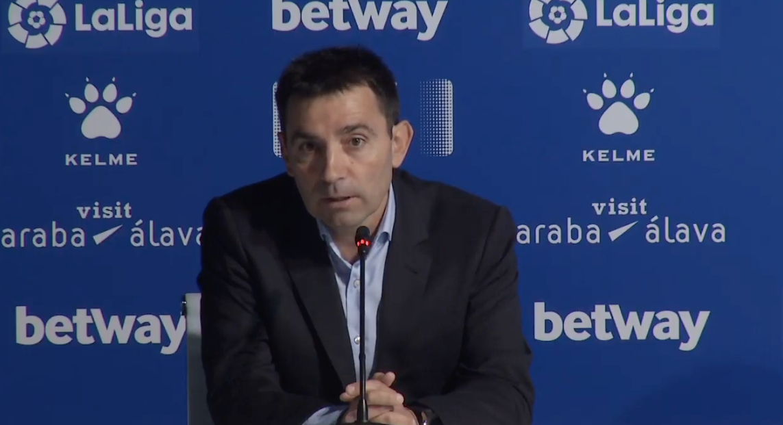 Alavesek entrenatzaile berria aurkeztu du: Asier Garitano