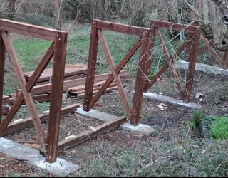 Hasi dituzte Aozaratzako bidegorriko zubi berria eraikitzeko lanak