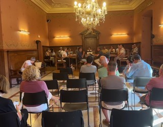 Eskerrak emanez utzi du kargua Amaia Erostarbek