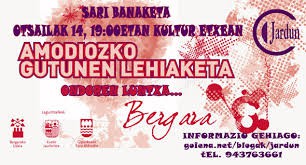 Amodiozko gutunen lehiaketako sari banaketa