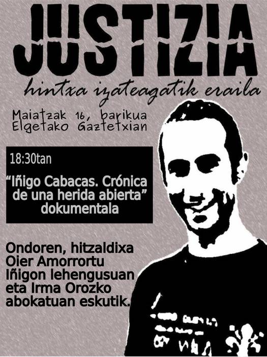 Iñigo Cabacasi buruzko ikus-entzunezkoa, gaztetxean