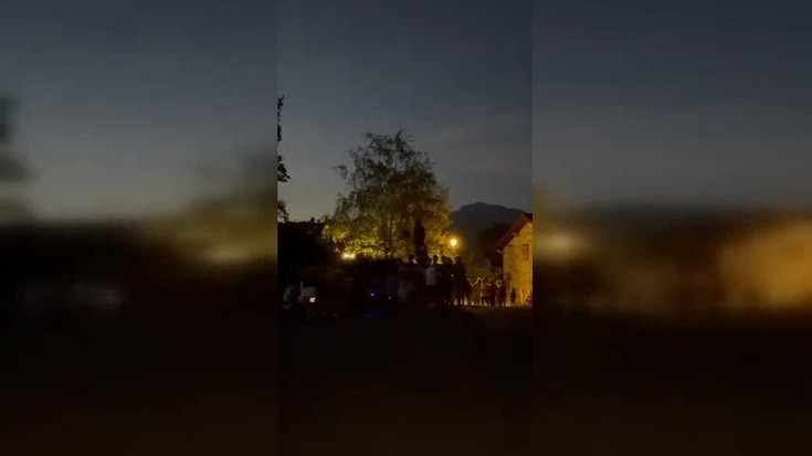 San Juan su barik, baina giro onean ospatu dute jaia Azkoagan