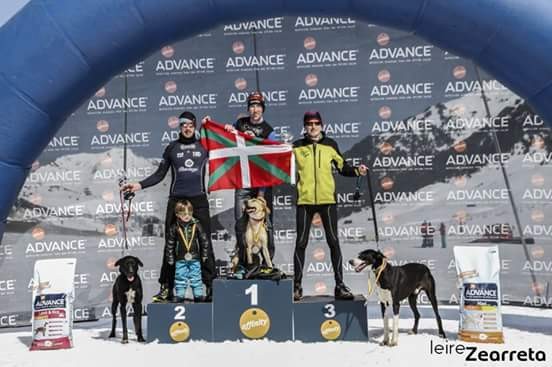 Bergarako Fernando Cobos eta 'Gari' Espainiako hirugarren sailkatu dira elurretako mushing kategorian
