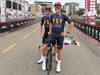 Mikel Aristi, tandemean, pilotu lanetan
