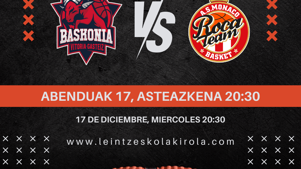 Kosner Baskonia-ren partidua ikustera joango gara abenduaren 17an!