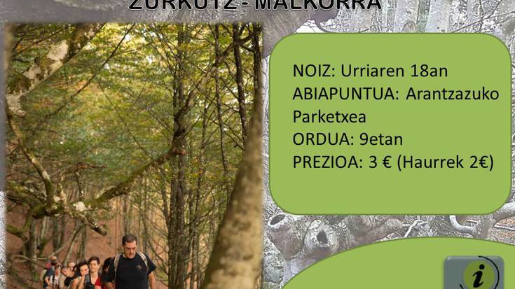 Arantzazuko parketxeko azken irteera, Urkilla-Elgeara, hurrengo domekan