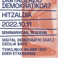 'Hizkuntzaren digitalizazio demokratikoa?' hitzaldia