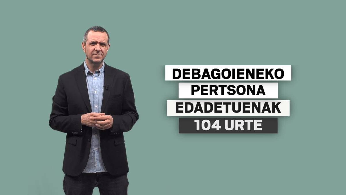 100 urtetik gorako debagoiendarrak, gero eta gehiago