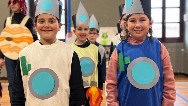 Mariaren Lagundia Ikastolatik espaziora iritsi dira zuzenean ikasleak