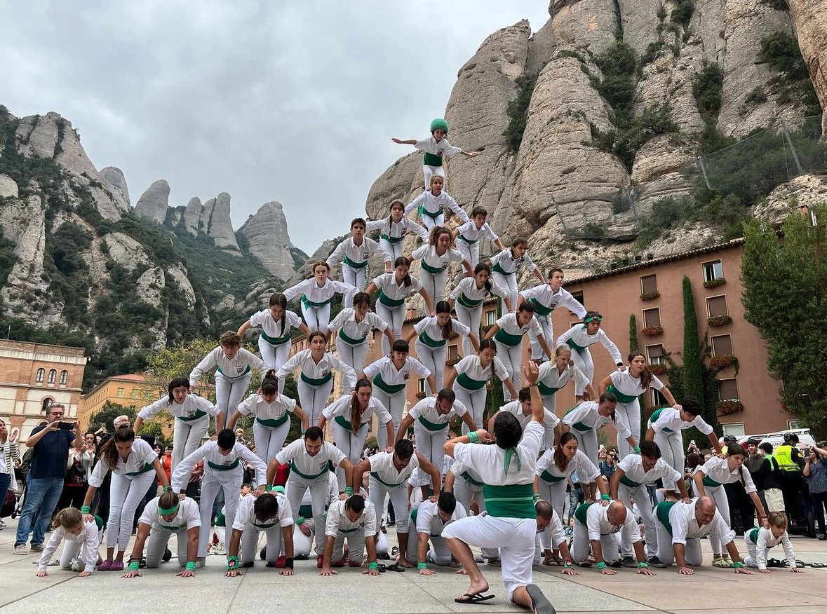 Falcons de Vilafranca taldearen giza dorreen ikuskizuna gaur kantxan