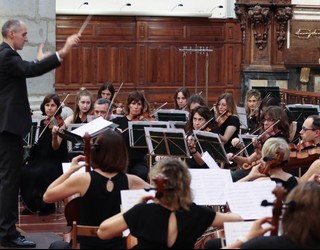 Bergarako Orkestra Sinfonikoak musikaz beteko du Santa Marina eliza