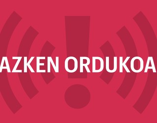 Istiluak egon ziren atzo Oñatin