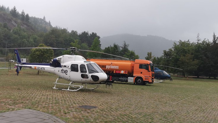 La Vueltako helikopteroak, Arruenan