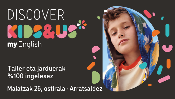 Kids&Us-ek froga klaseak egingo ditu 1 eta 7 urte bitarteko haurrentzat