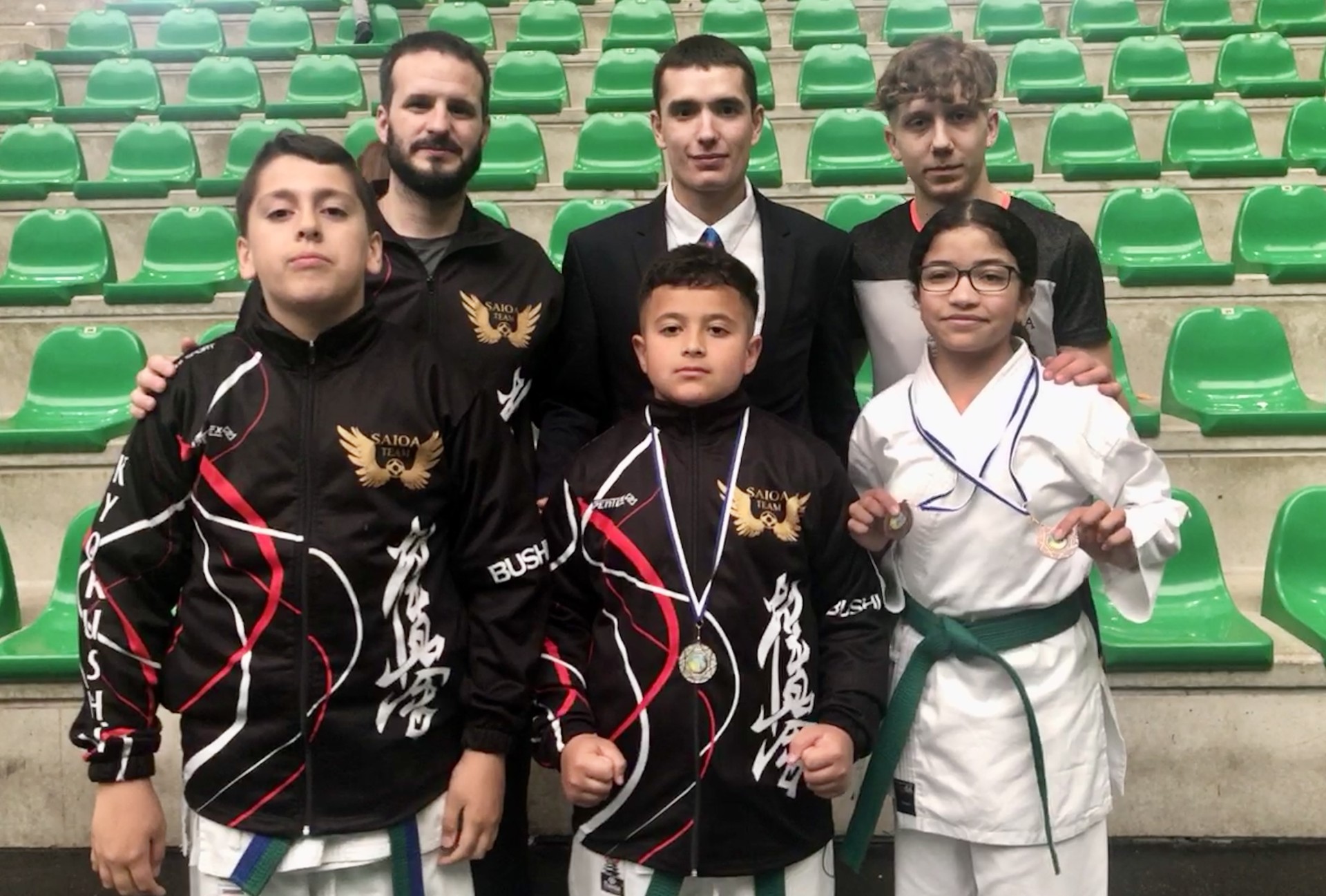 Hainbat domina eskuratu dituzte Saioako kideek Udaberriko Karate Txapelketan