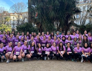 Bergarako Ipintza institutuko komunitatea Donostiako Lilatoian, berdintasuna aldarrikatzen