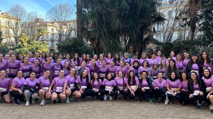 Bergarako Ipintza institutuko komunitatea Donostiako Lilatoian, berdintasuna aldarrikatzen