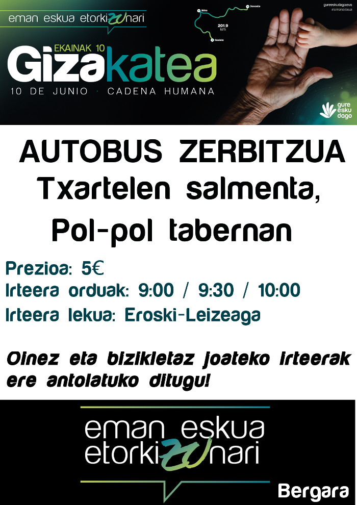 Autobus zerbitzua E10