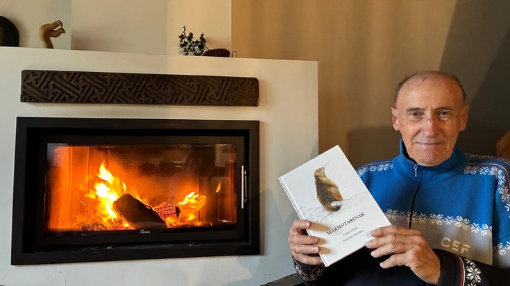 Felipe Uriarte: "Mendizaleari oso maitagarria egiten zaion marmota da liburuko protagonista"