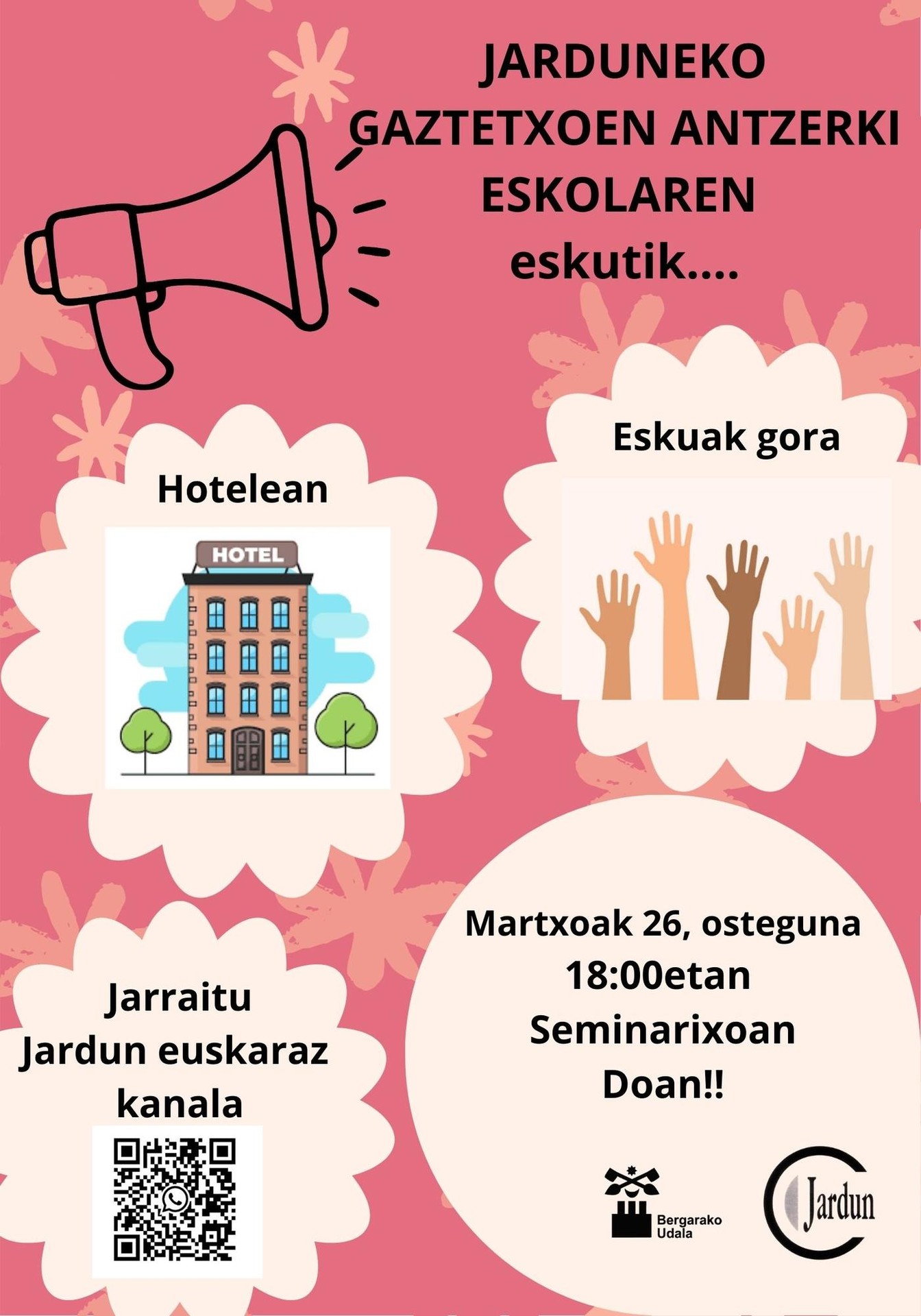 Jarduneko antzerki eskolako gazteen emanaldia Seminarixoan
