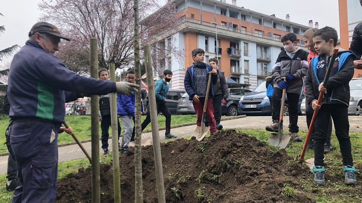 Aretxa landatu dute Ibarra futbol zelaiaren sarreran