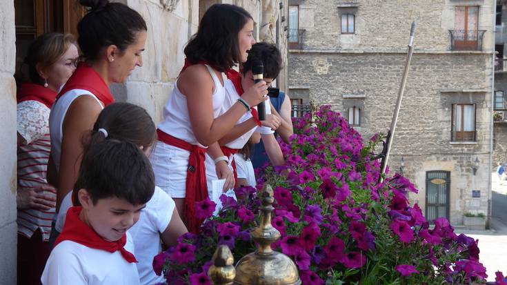 Bergarako udalekuetan ere ospatu dute San Fermin