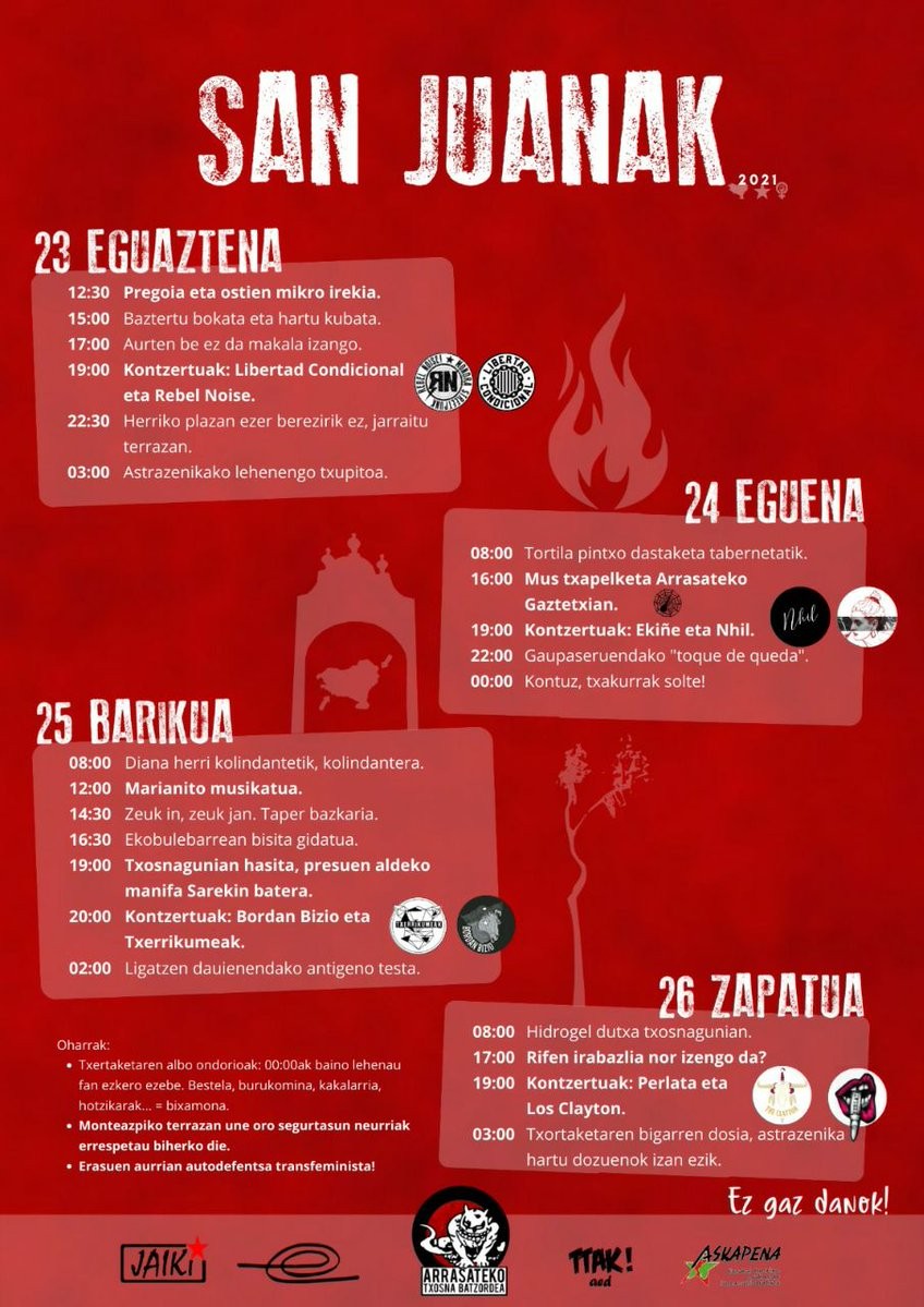 ARRASATEKO TXOSNA BATZORDEARI