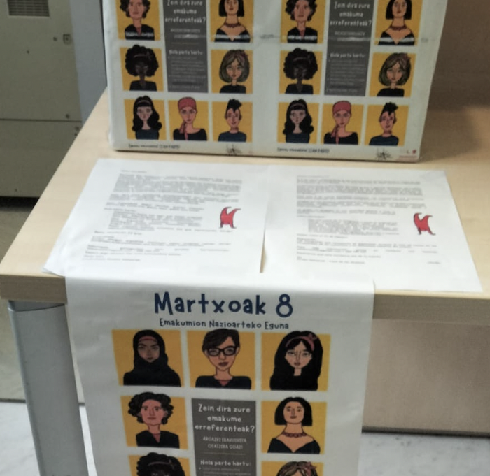 Emakume erreferenteen erakusketa osatu gura dute Martxoaren 8rako