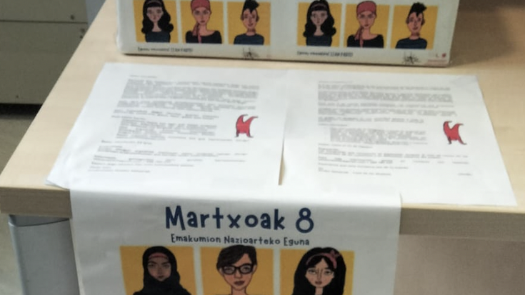 Emakume erreferenteen erakusketa osatu gura dute Martxoaren 8rako